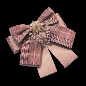 ✨ Elegant Bow Brooch Pin and Hair Clip